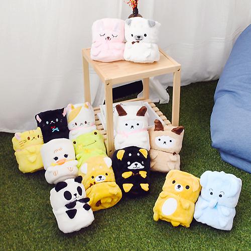 애니멀 캐릭터 담요 (85*90cm) 1P 사진