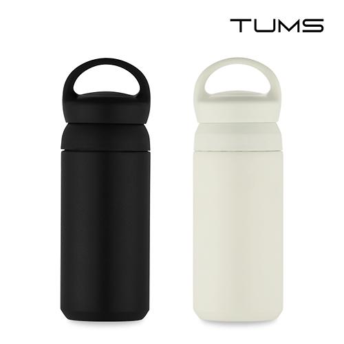 [텀스] 무지 핸들 파우더 진공 스텐텀블러 350ml 2색 1P 사진