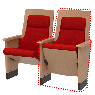 고정식연결의자 사진