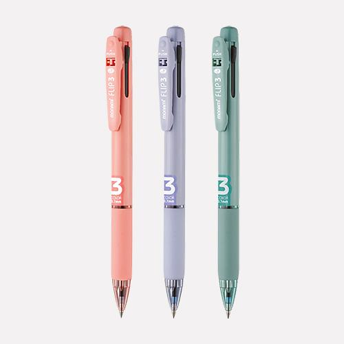 인쇄무료) [모나미] FLIP3 (플립3색) 0.7mm 볼펜 1P 사진