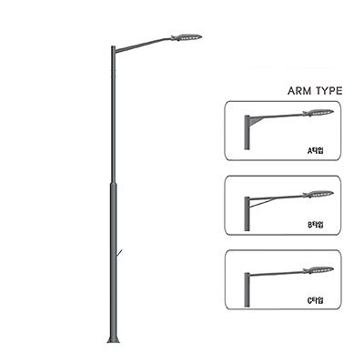 철제가로등주 사진
