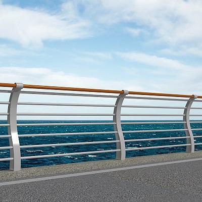 알루미늄제교량난간 사진