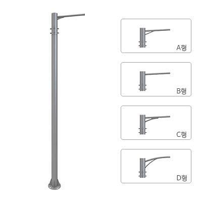 철제가로등주 사진