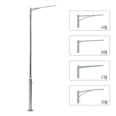 스테인리스가로등주 사진