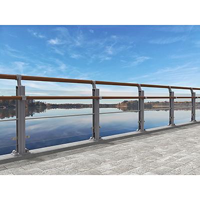 알루미늄제교량난간 사진