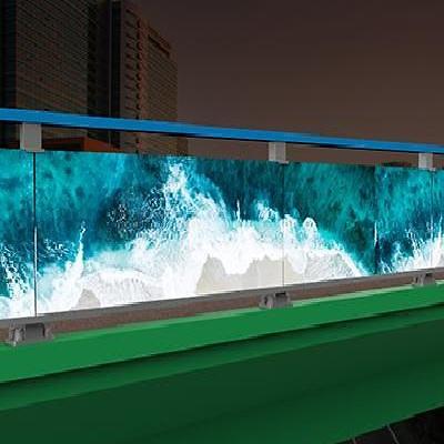 알루미늄제교량난간 사진