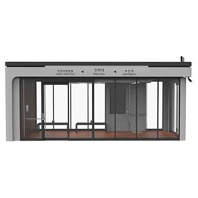 버스승강장 사진