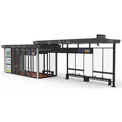 버스승강장 사진