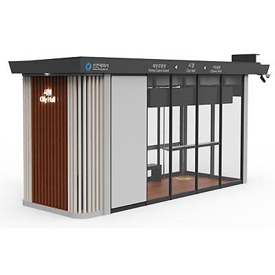 버스승강장 사진