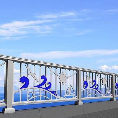 알루미늄제교량난간 사진