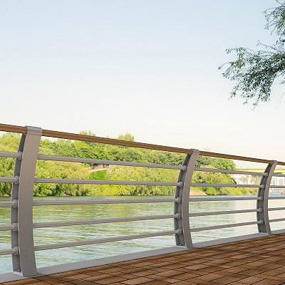 알루미늄제교량난간 사진