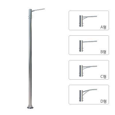 스테인리스가로등주 사진