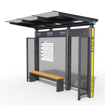 버스승강장 사진