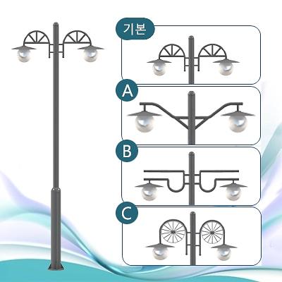 철제가로등주 사진