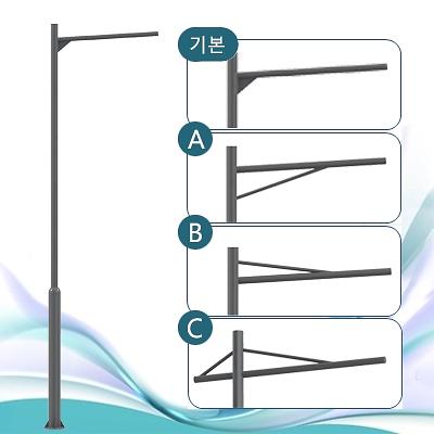 철제가로등주 사진