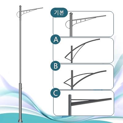 철제가로등주 사진