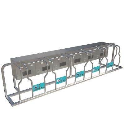 자전거보관대 사진