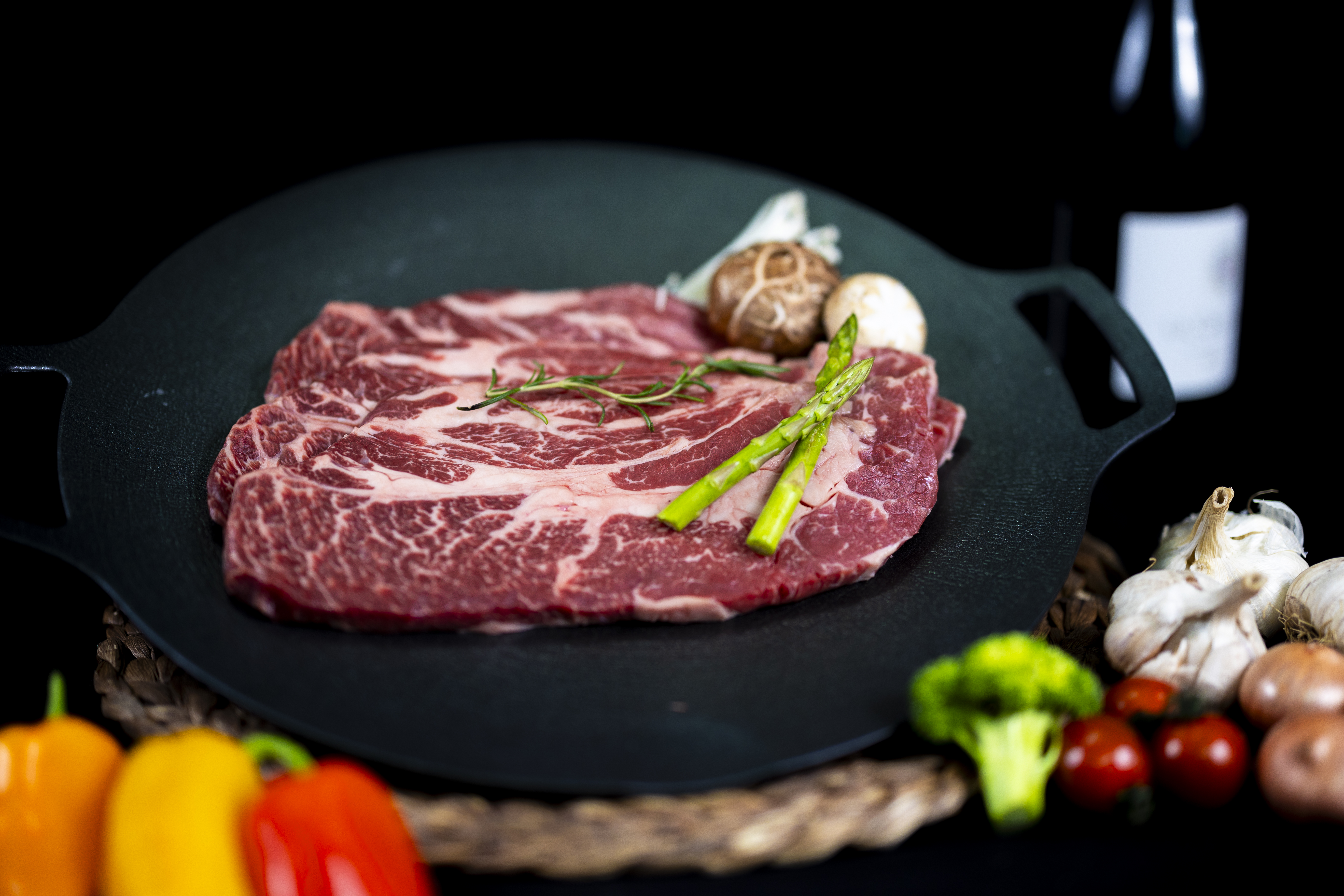 미국산 등심 사진