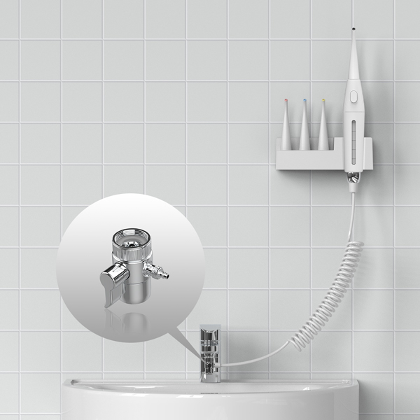 이온폴리스 픽수(Peak:su) 세면대 설치 구강세정기 전환밸브형 교체 가능한 필터 내장 사진