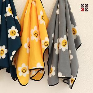 스마일 패턴담요 75 중 (1000x750mm) 1P 사진