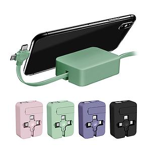 마카롱 3in1 멀티 고속충전케이블 (데이터/충전 겸용) 1P 사진