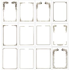 상장 용지 모음 사진