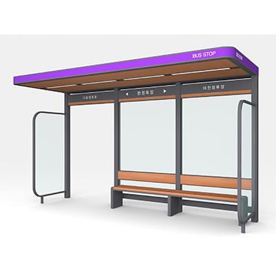 버스승강장 사진