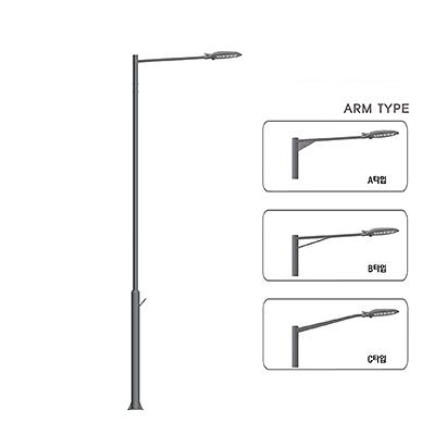 철제가로등주 사진