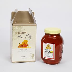 강화 천연 벌꿀 아카시아꿀, 잡화꿀 - 2.4kg 사진