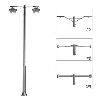 스테인리스가로등주 사진