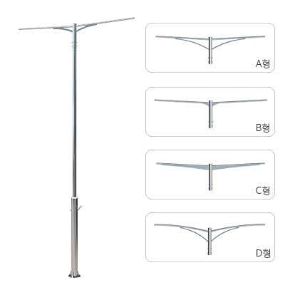 스테인리스가로등주 사진