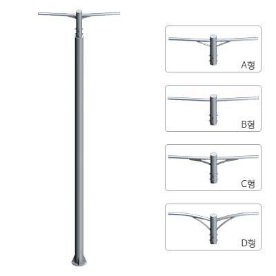 철제가로등주 사진