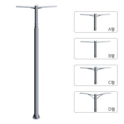 스테인리스가로등주 사진