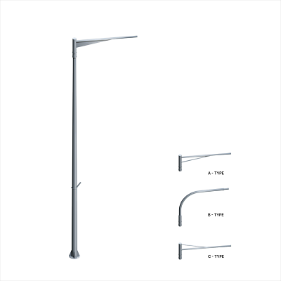 철제가로등주 사진