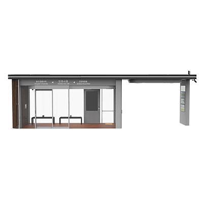 버스승강장 사진