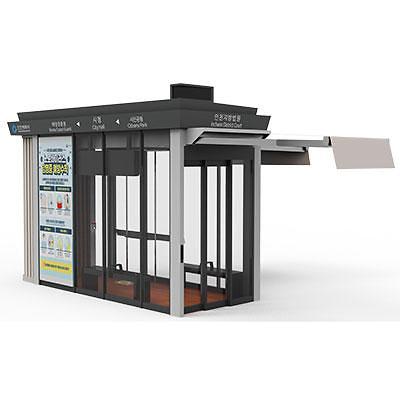 버스승강장 사진