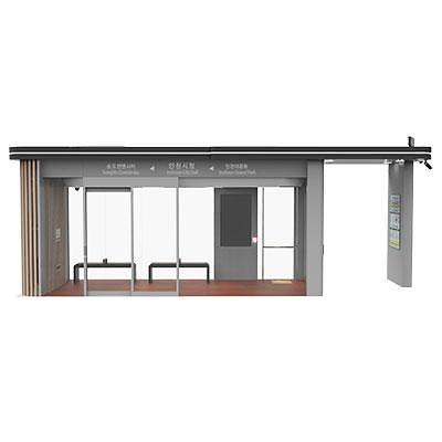 버스승강장 사진