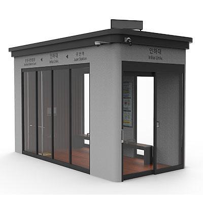 버스승강장 사진