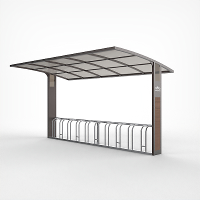 자전거보관대 사진