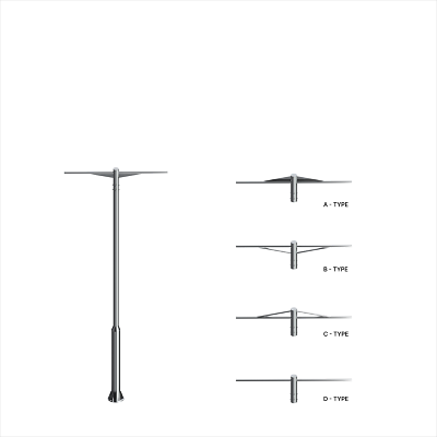 스테인리스가로등주 사진