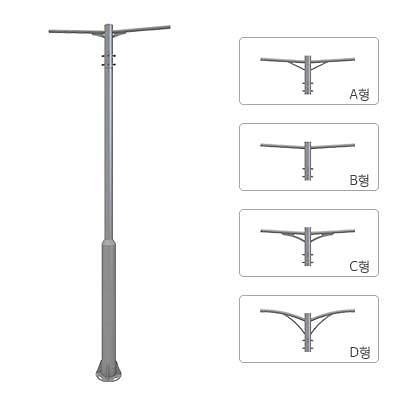 철제가로등주 사진