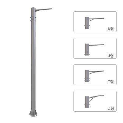 철제가로등주 사진