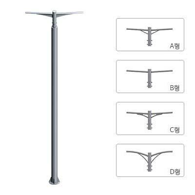 철제가로등주 사진