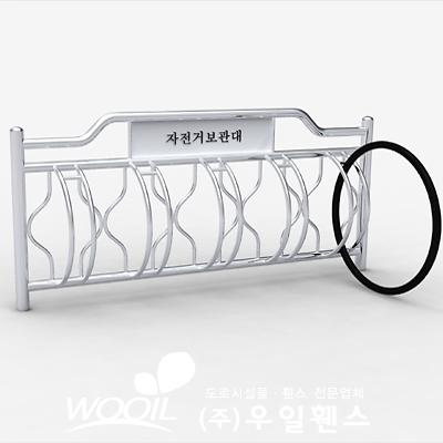 자전거보관대 사진