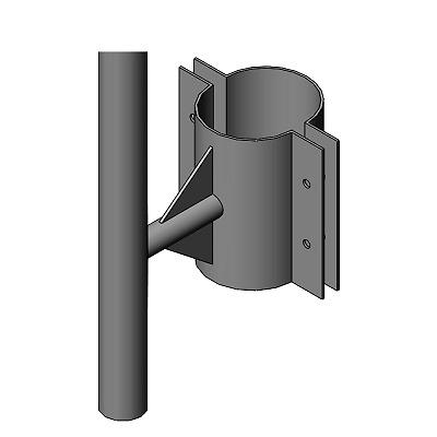 도로안전표지판지주 사진