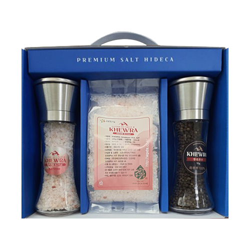 [건강대첩] 히데카 3호 히말라야 소금, 후추 그라인더 선물셋트 사진
