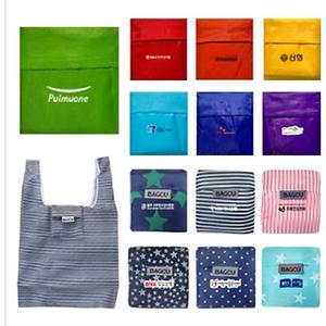 접이식 장바구니 포켓가방 (중형무지/ 중형/ 대형) 1P 사진